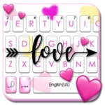 love hearts arrow keyboard the android application logo